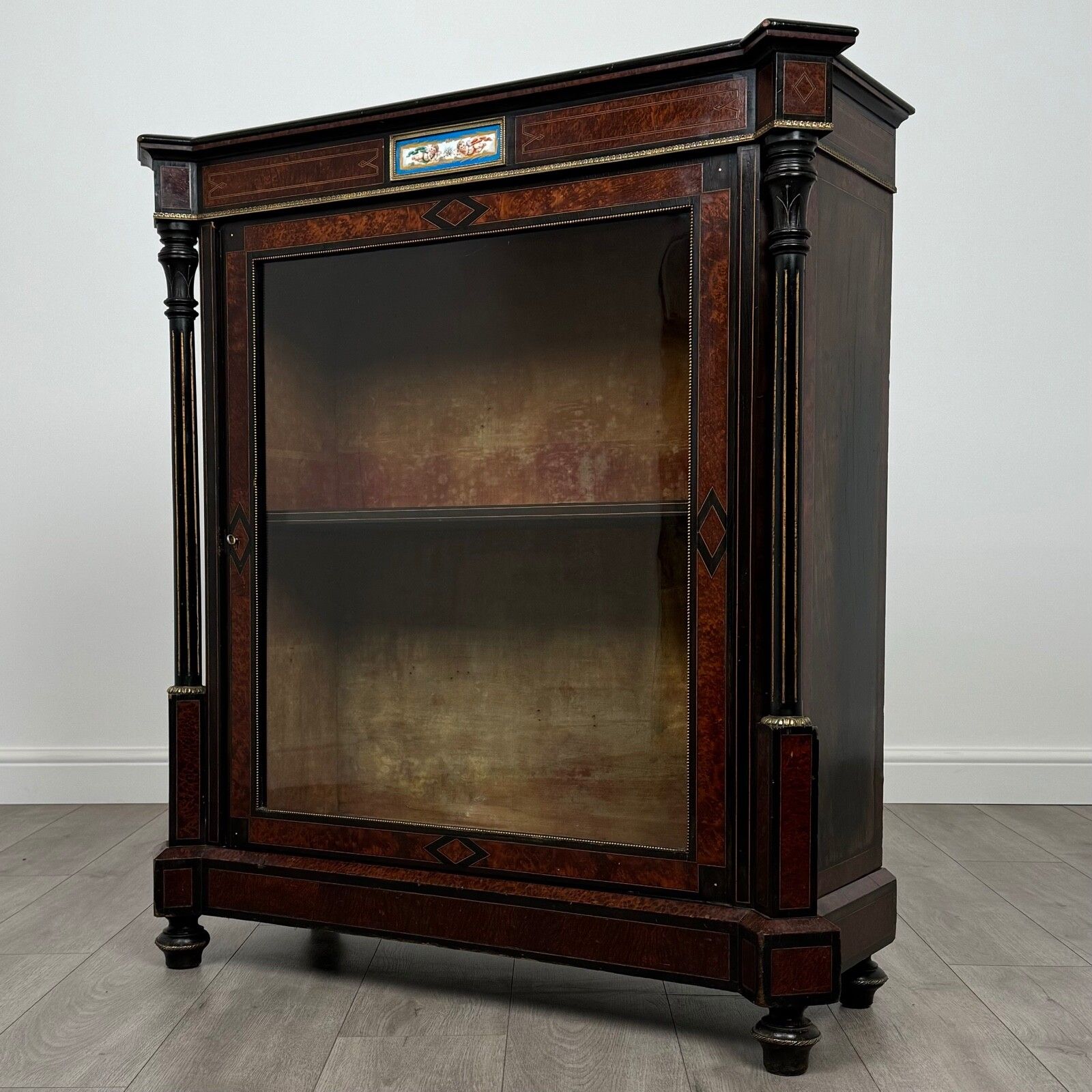 Antique 19th Century Ebonised Pier Cabinet Of Fine Quality ( Ref Af 3786) photo for sale