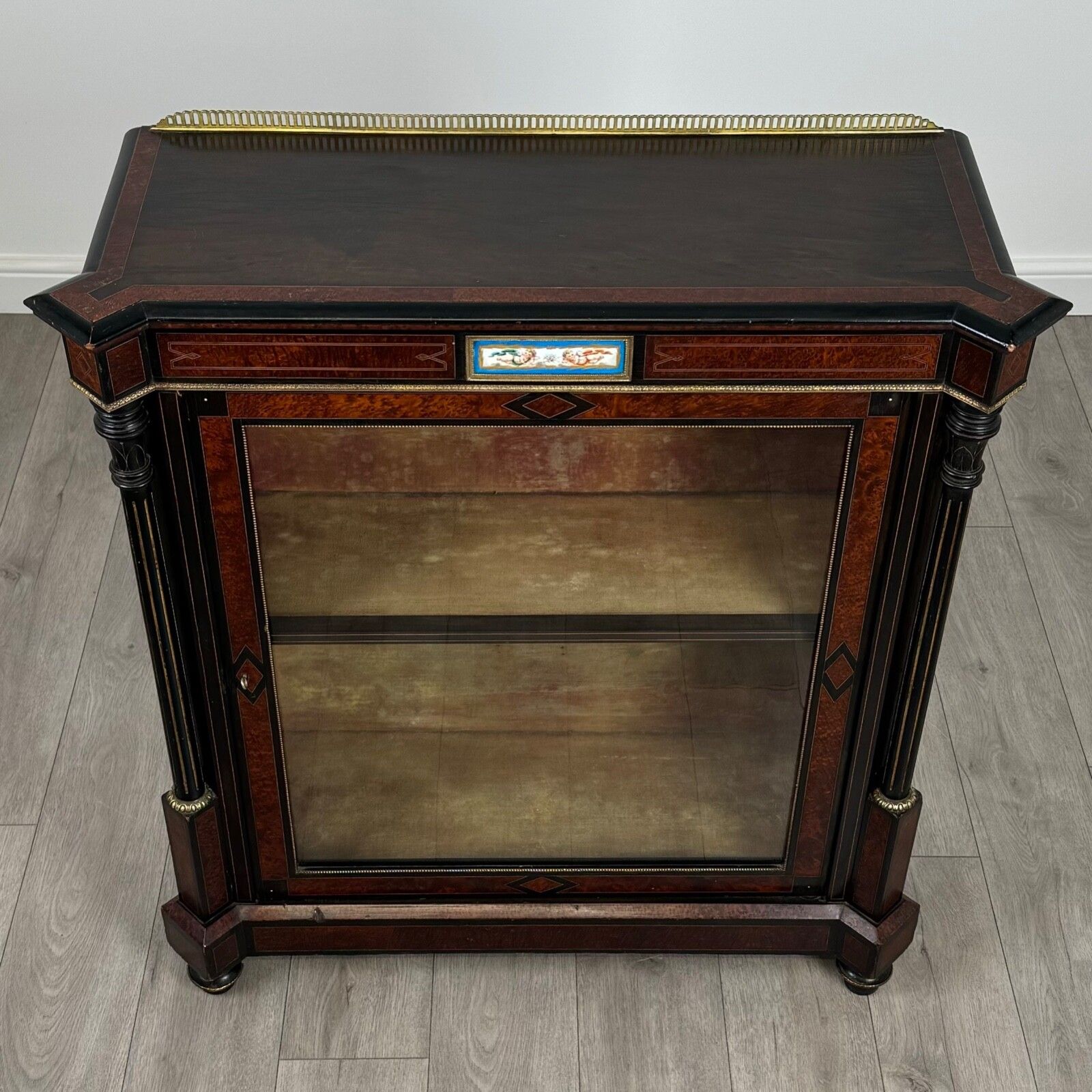 photo for sale Antique 19th Century Ebonised Pier Cabinet Of Fine Quality ( Ref Af 3786)