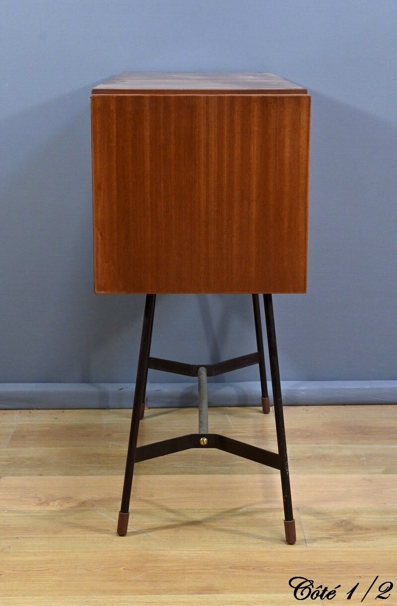 photo vinterior Schneider Mahogany Radio Cabinet – Mid 20th Century