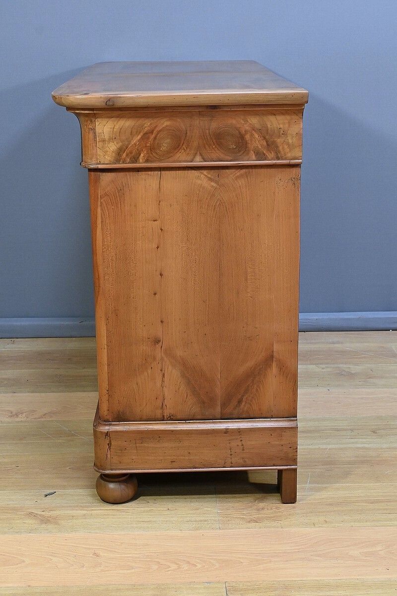 Furniture Cherrywood Chest Of Drawers, Restoration Period – Early 19th Century photo