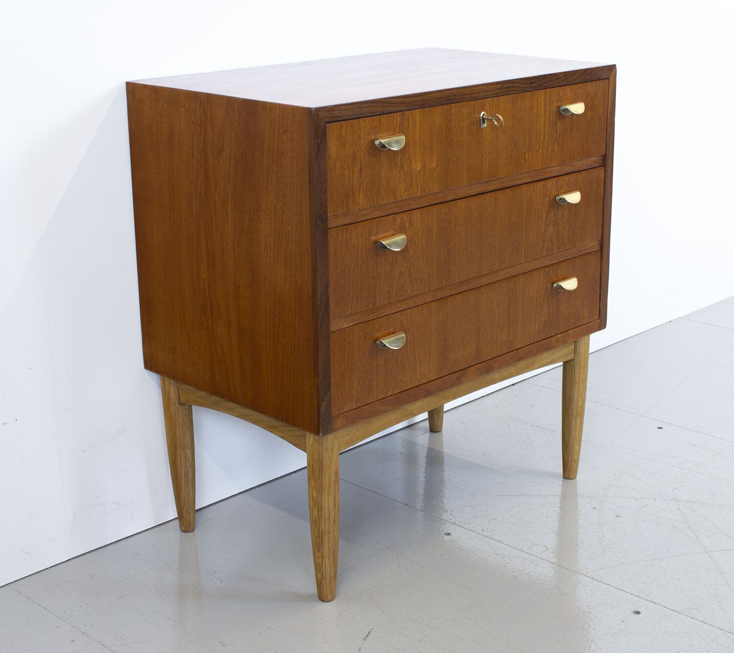 photo for sale Mid Century Danish Teak Chest Of Drawers