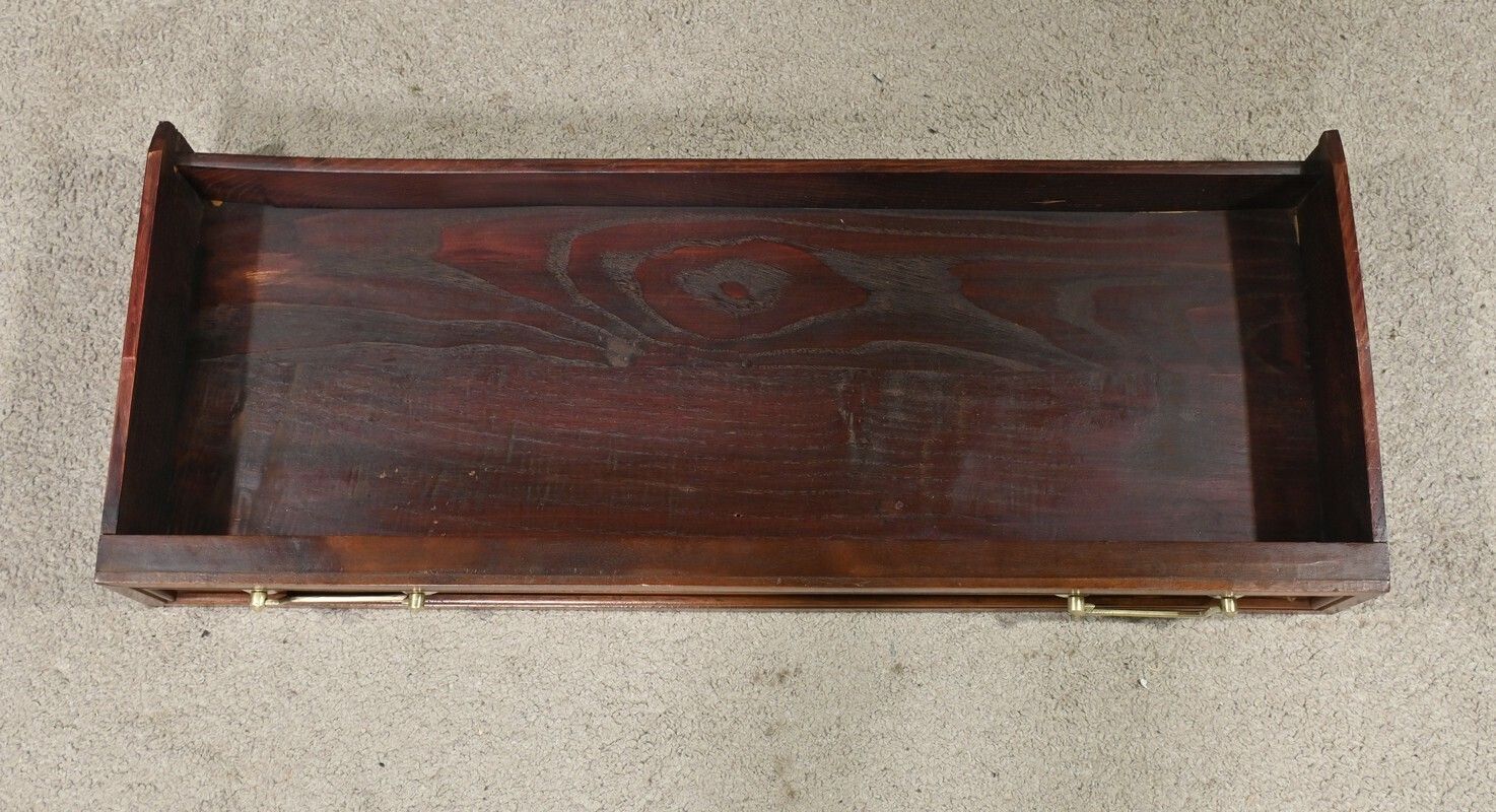 photo vinterior Small Glass Fronted Mahogany Bookcase, Louis XVI Style – Late 19th Century