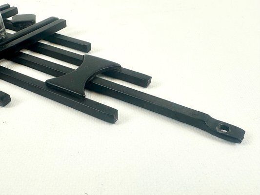 photo furniture Danish Modernist Iron & Glass Wall Candleholder From Dantoft, 1960s