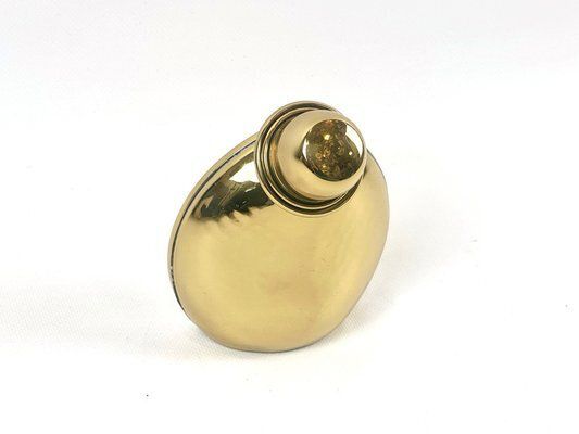 photo for sale Mid Century Modern Brass Decanter By Pierre Forssell For Skultuna, 1960s