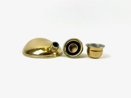 273.0 Mid Century Modern Brass Decanter By Pierre Forssell For Skultuna, 1960s photo