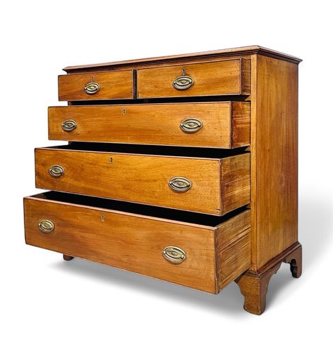Antique Georgian Walnut Chest Of Drawers George 11 Superior Quality Bracket Feet photo furniture