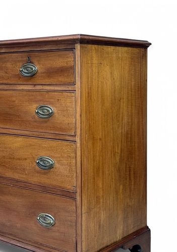 photo buy Antique Georgian Walnut Chest Of Drawers George 11 Superior Quality Bracket Feet
