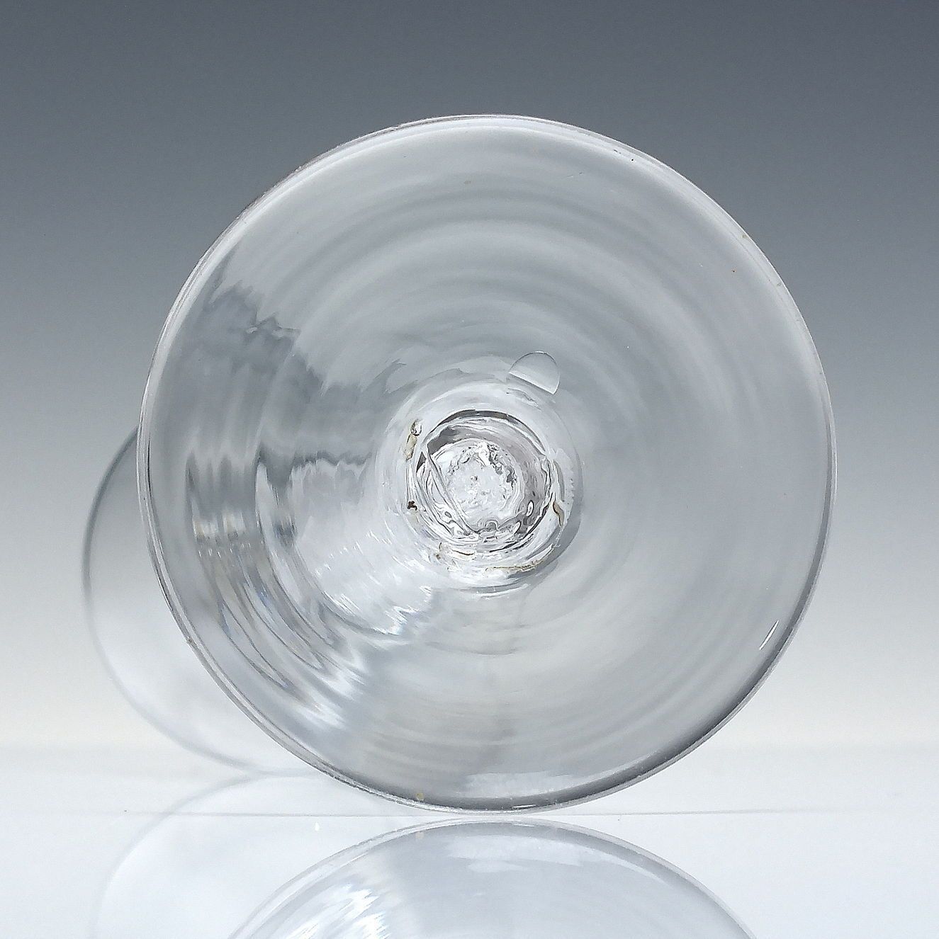 18th Century Mixed Twist Champagne Or Wine Flute Glass C1760 photo 580.0