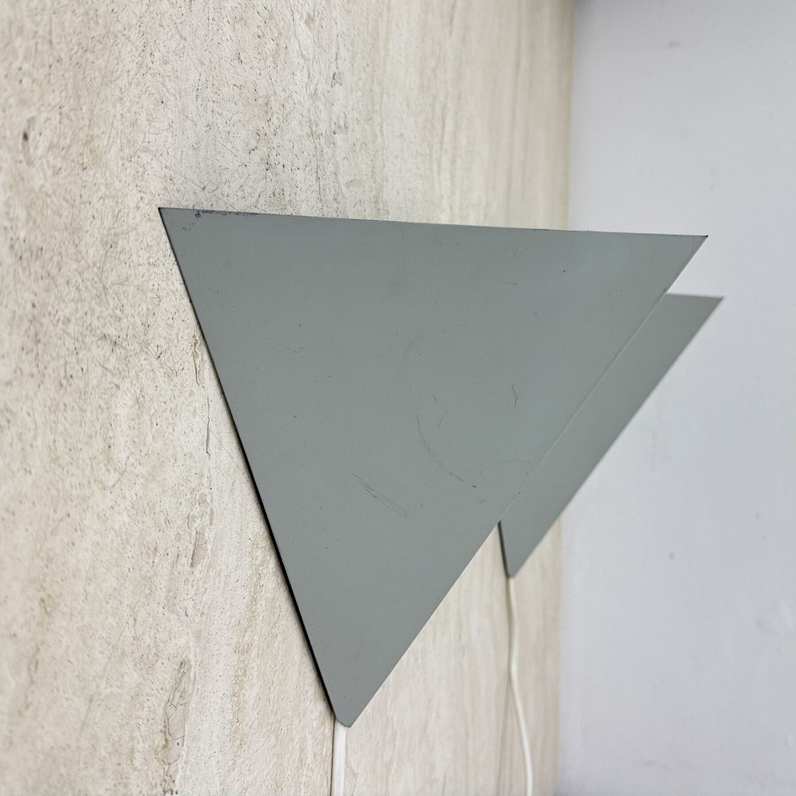 photo buy A Set Of J.Hoogervorst For Anvia Almelo Vintage Dutch Metal Wall Lamp 1960s