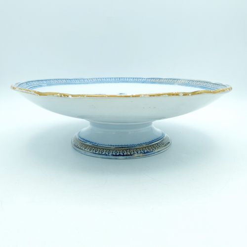 60.0 Antique Cakestand H.B & Co. Pekin Pattern Pedistal Chinese Design Hulme & Berkin photo