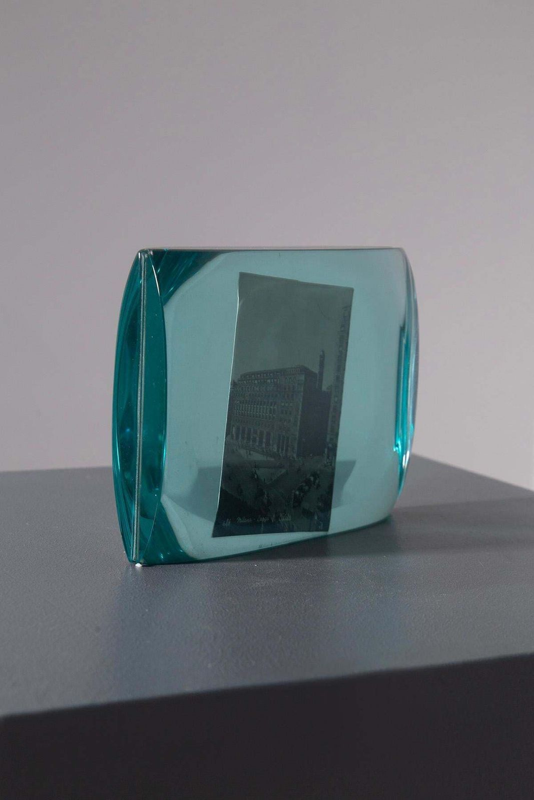 Erwin Walter Burger For Fontana Arte Crystal Photo Holder photo for sale