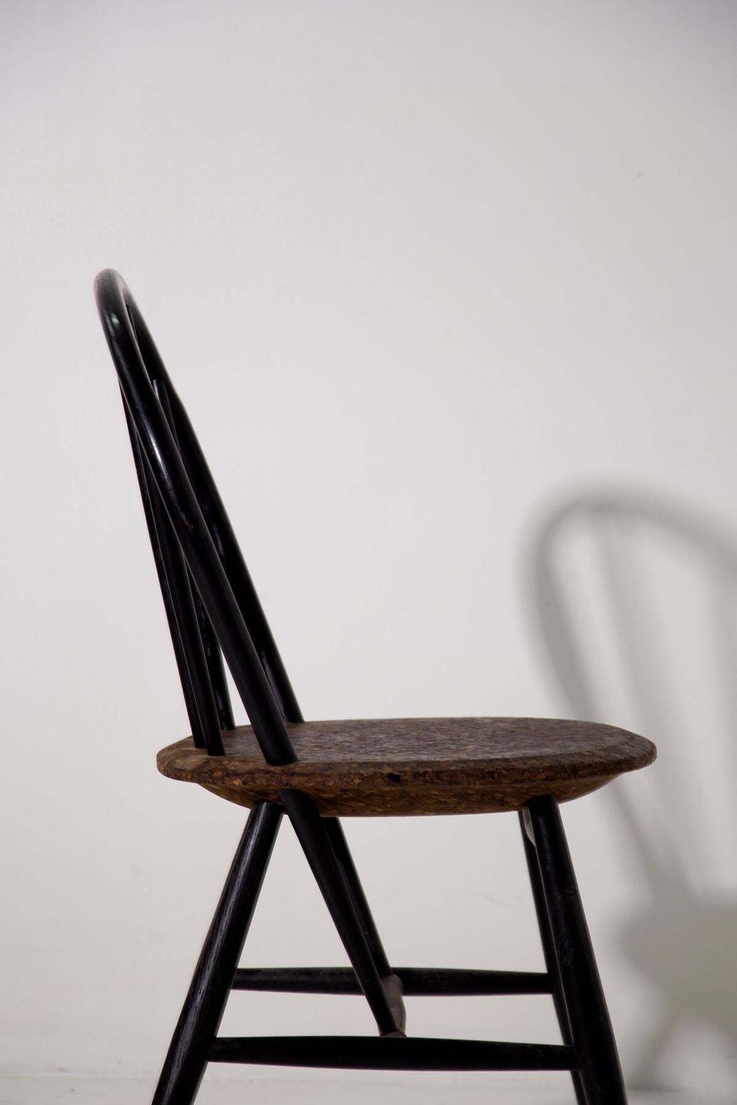 Set Of Six Wood And Cork Chairs photo buy