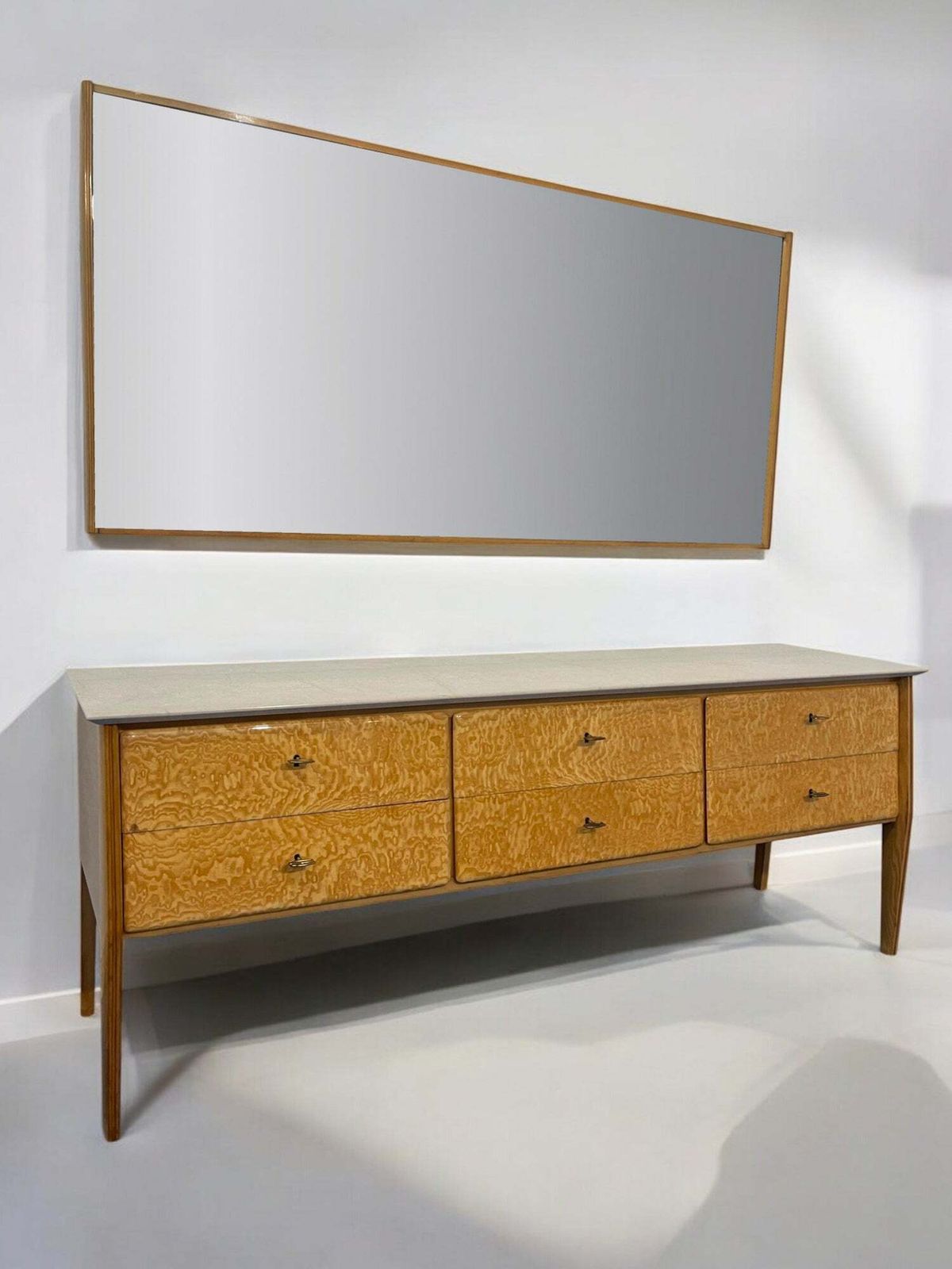 Italian Mid Century Sideboard Or Chest Of Drawers Designed By Giò Ponti, 1950s photo furniture