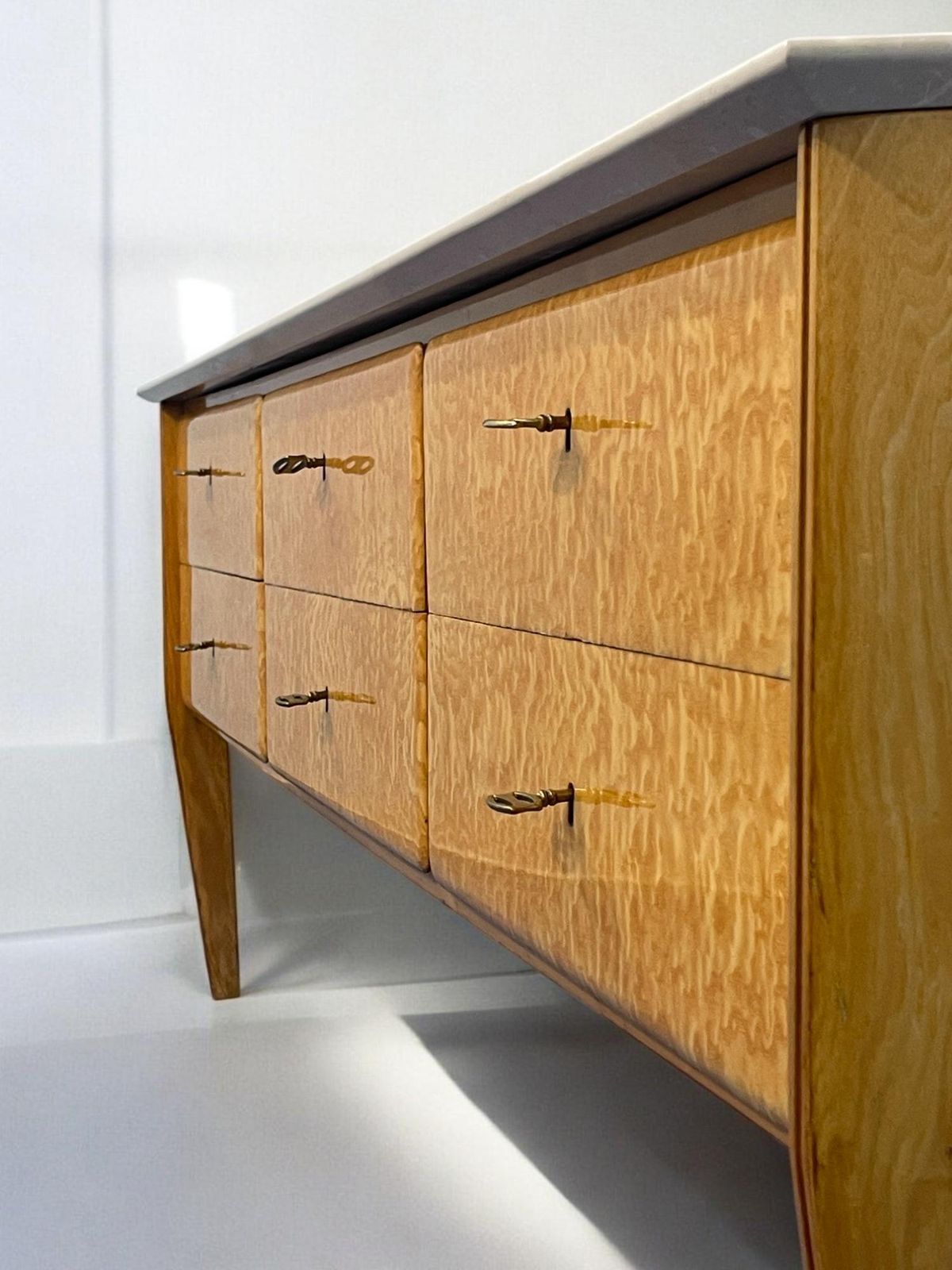 Italian Mid Century Sideboard Or Chest Of Drawers Designed By Giò Ponti, 1950s photo buy