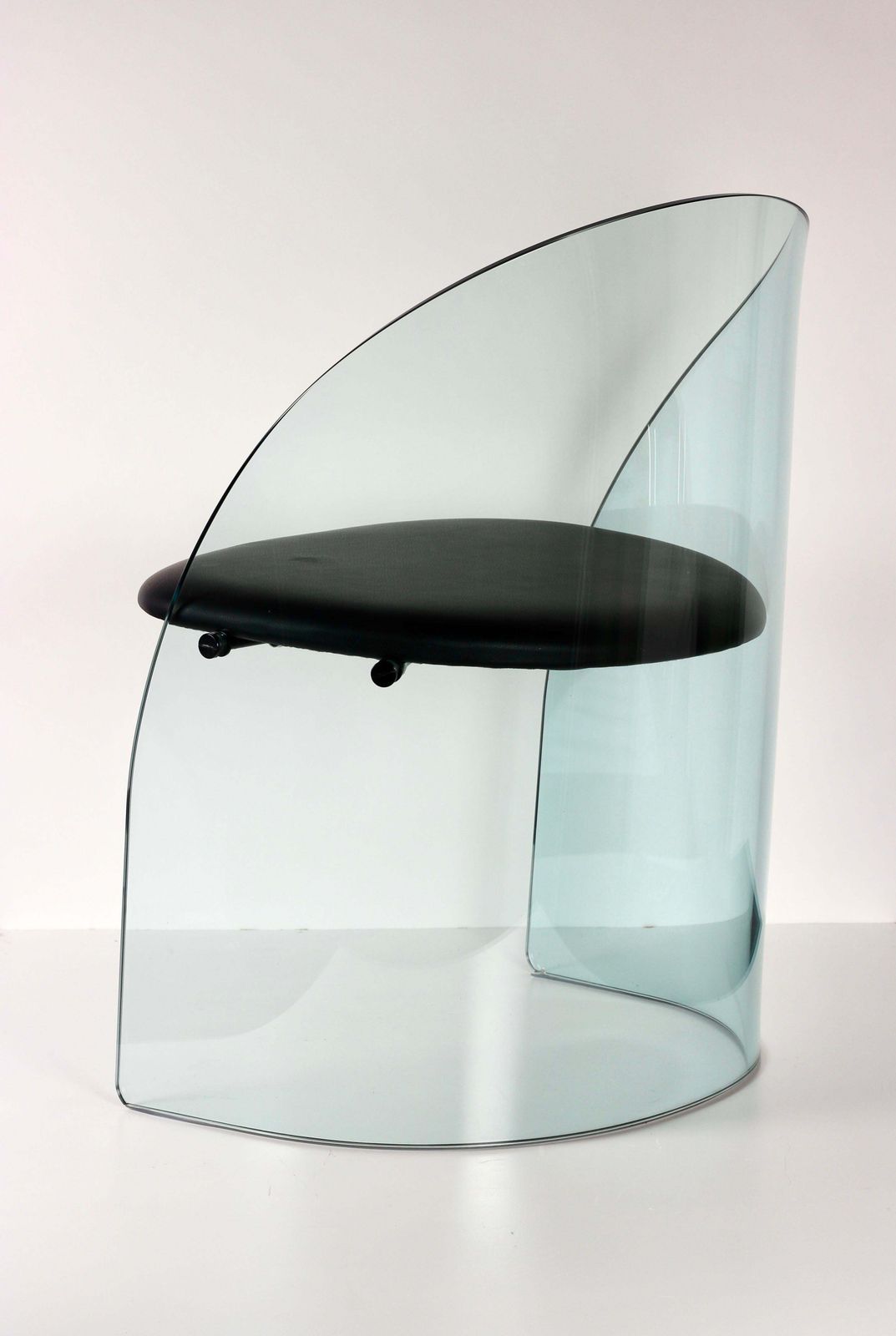 photo for sale Glass Chair In The Manner Of Louis Dierra