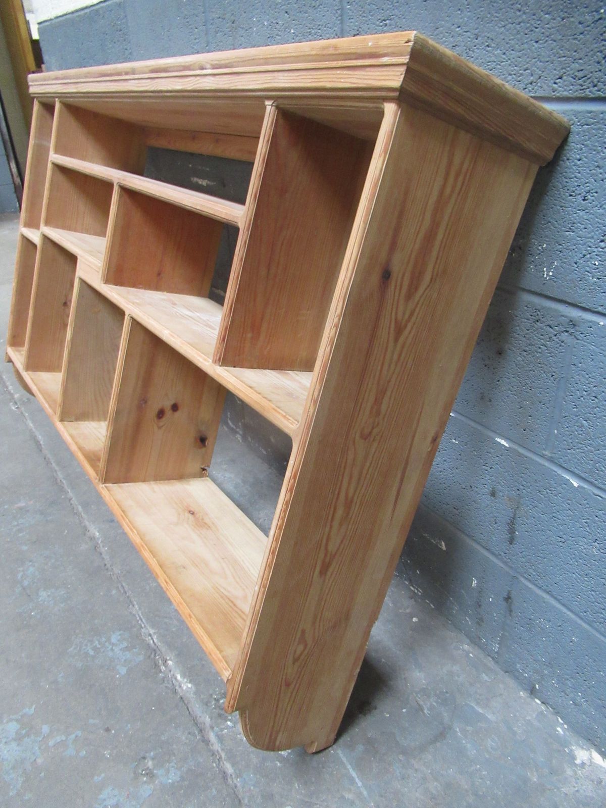 Large   Pine  Wall Rack Shelf photo 160.0