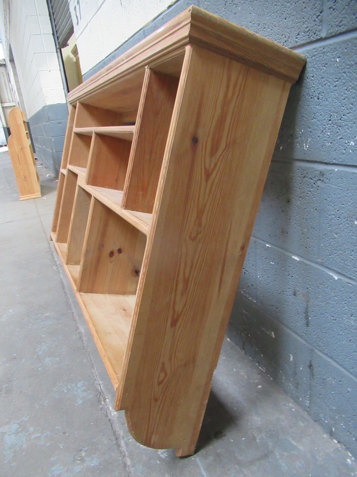 Large   Pine  Wall Rack Shelf photo vintage