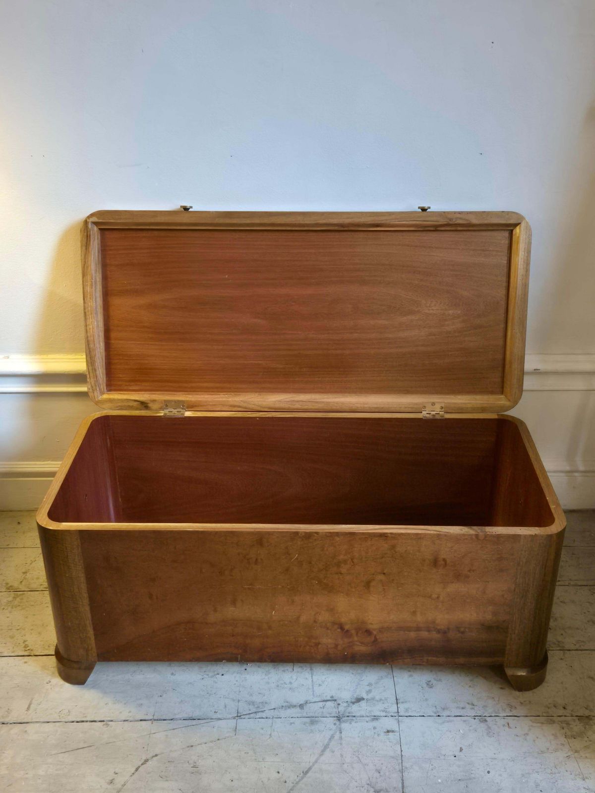 1529.0 Blanket / Bed End / Coffee Table   Chest, Marine Decor Intarsia, Swedish Modern photo