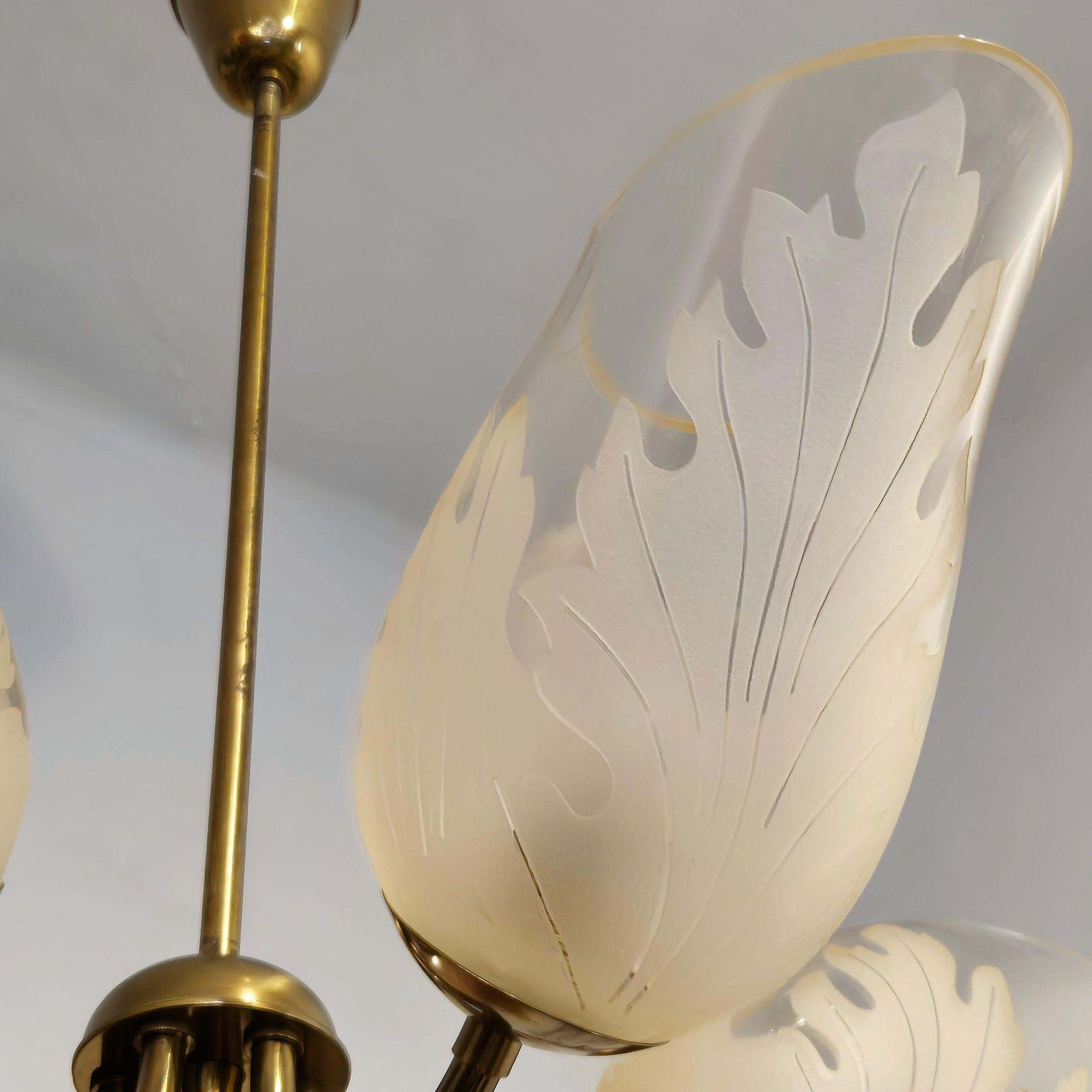 Swedish Modern Pendant By Carl Erik Bodén For Glössner, Mid 1900s. photo buy