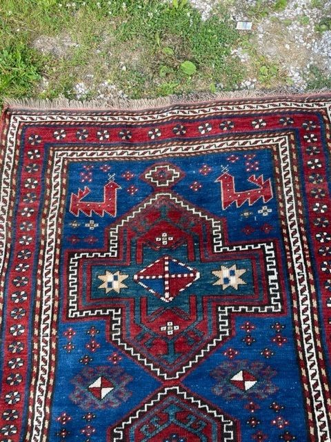 Antique Caucasian Kazak Rug, Early 20th Century photo for sale
