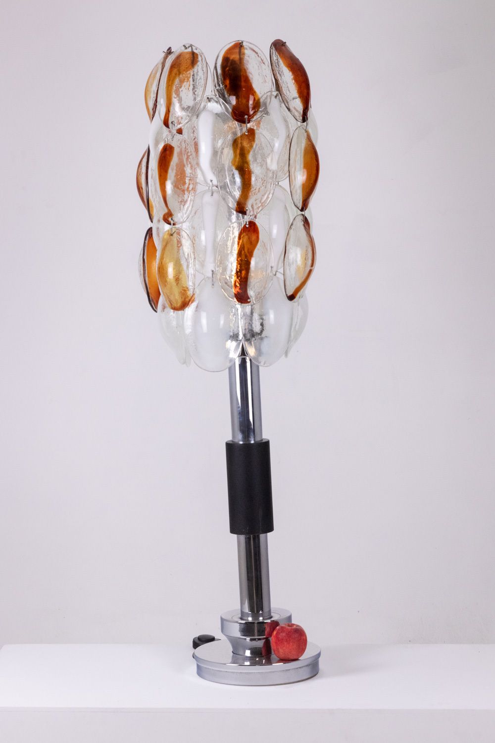 Mazzega. Pair Of Foot Lamps, Or Floor Lamps. 1970s. photo vintage