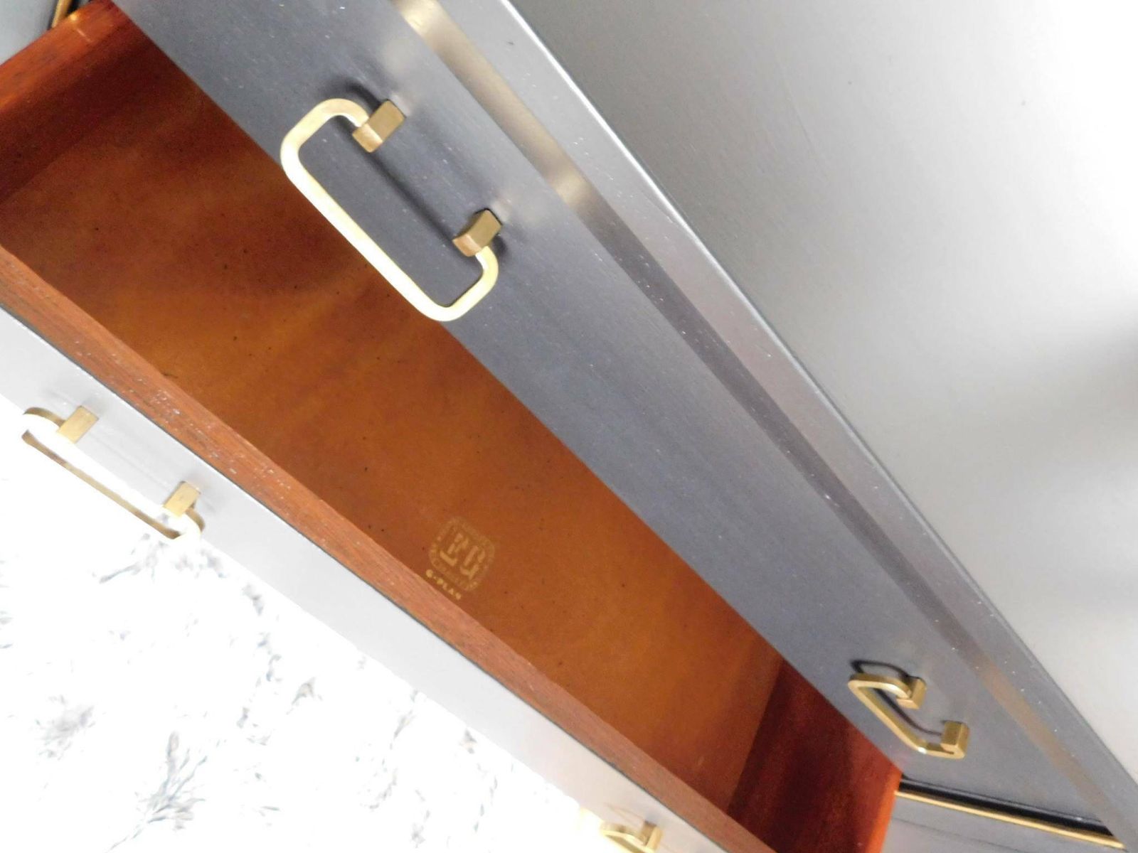 photo furniture Professionally Painted Stunning Black G Plan Teak Sideboard. Any Colour Available