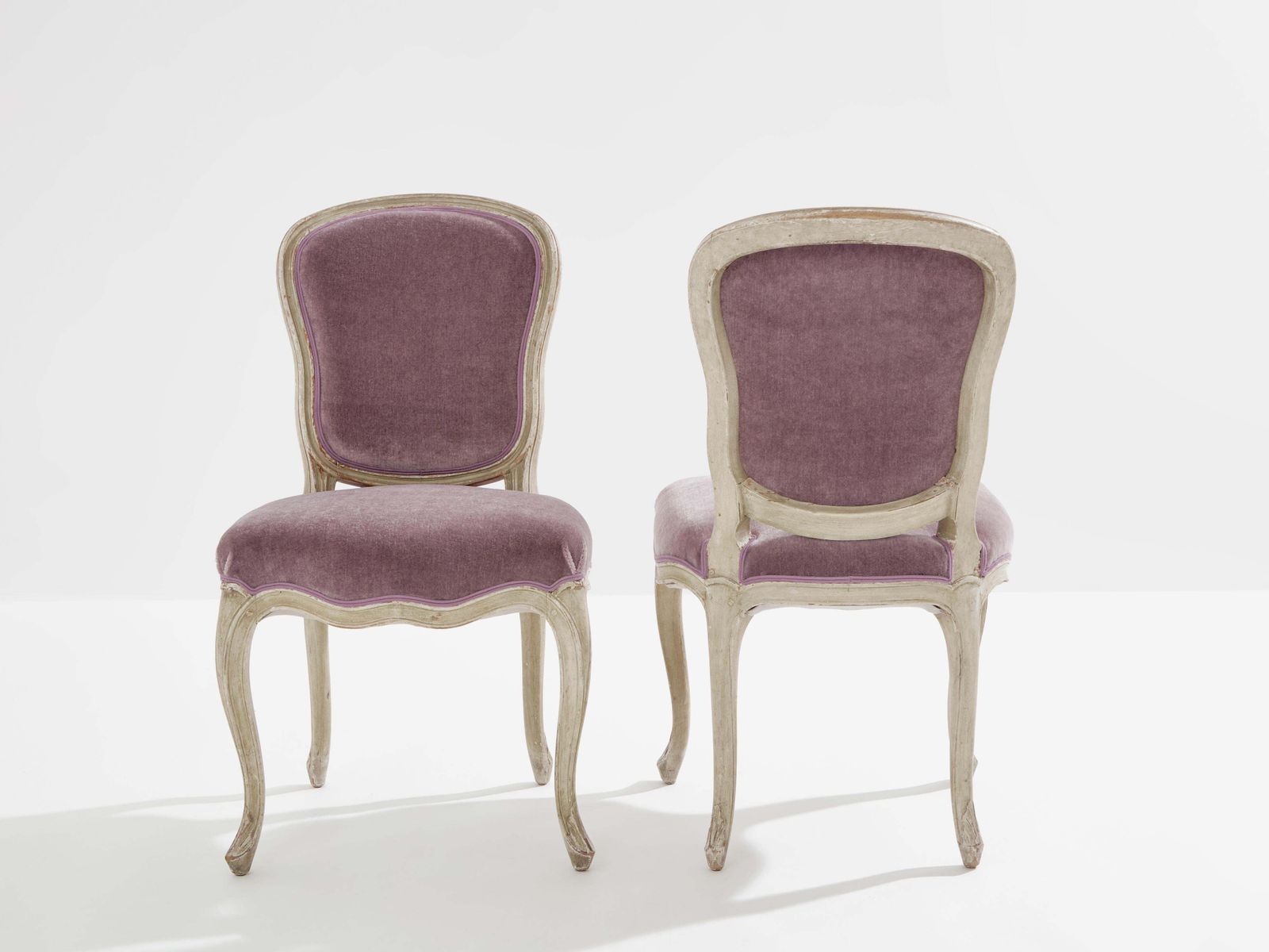 Paire de chaises de style Louis XV néoclassique Maison Jansen, années 1940 photo Mobilier