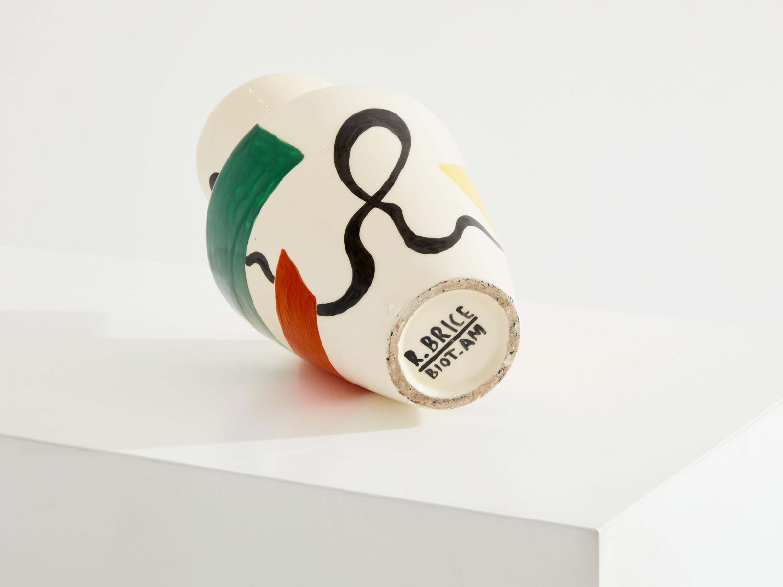 photo furniture Vase en céramique émaillée Roland Brice, 1950