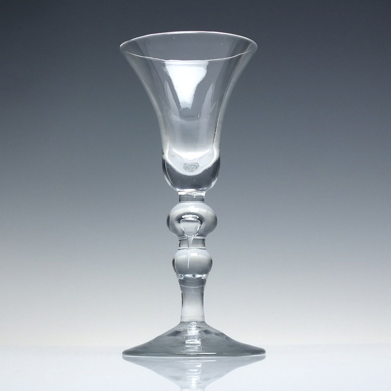 Georgian Baluster Wine Glass C1735 photo furniture