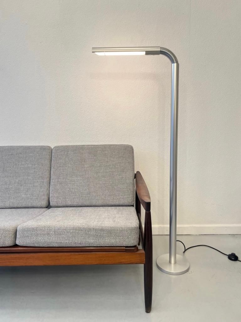 Lighting S1 Adjustable Aluminum Floor Lamp By Rico & Rosemary Baltensweiler, Switzerland photo