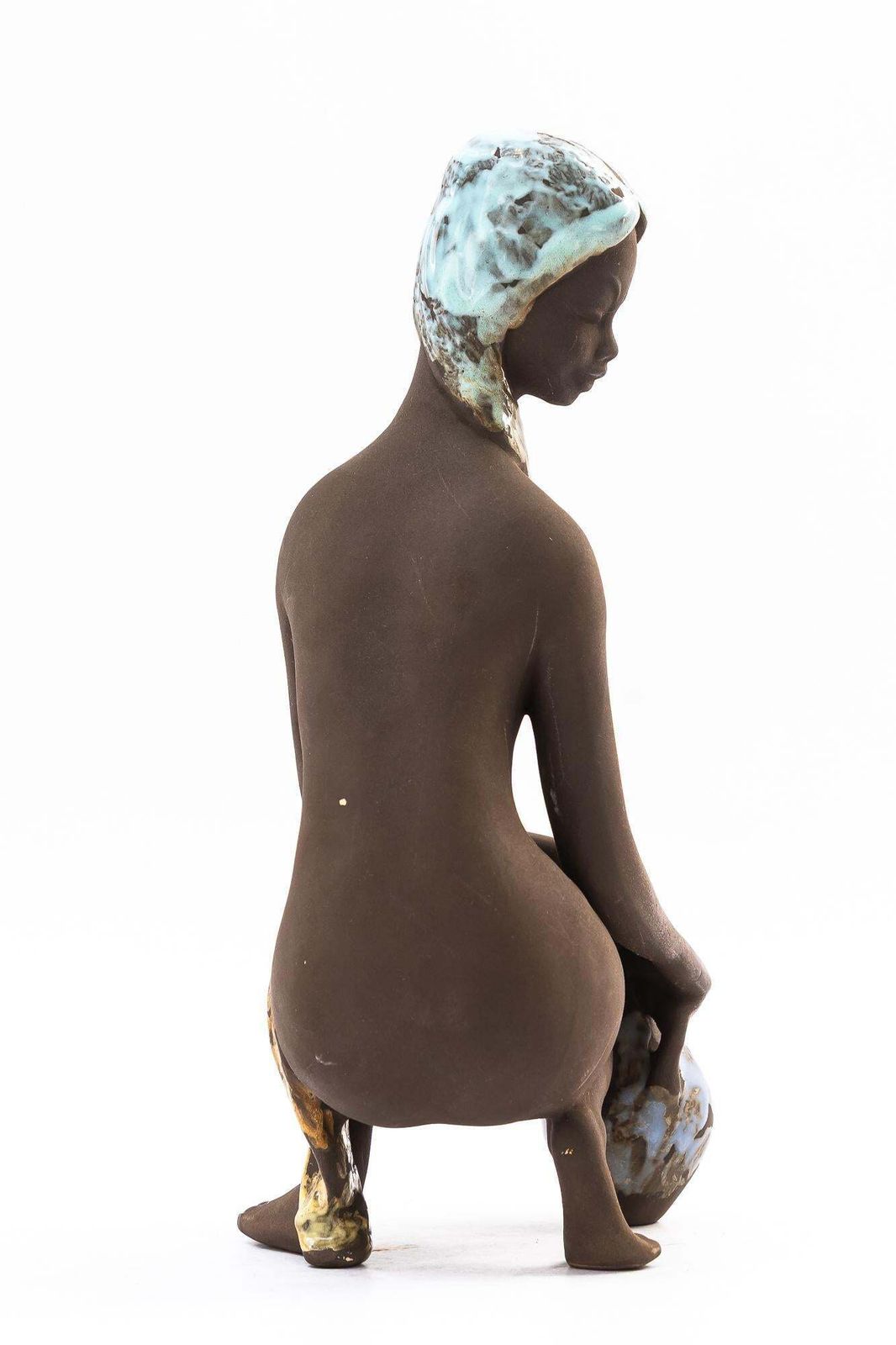 Ceramic Nude Women Sculpture Vienna Around 1970s photo 214.0