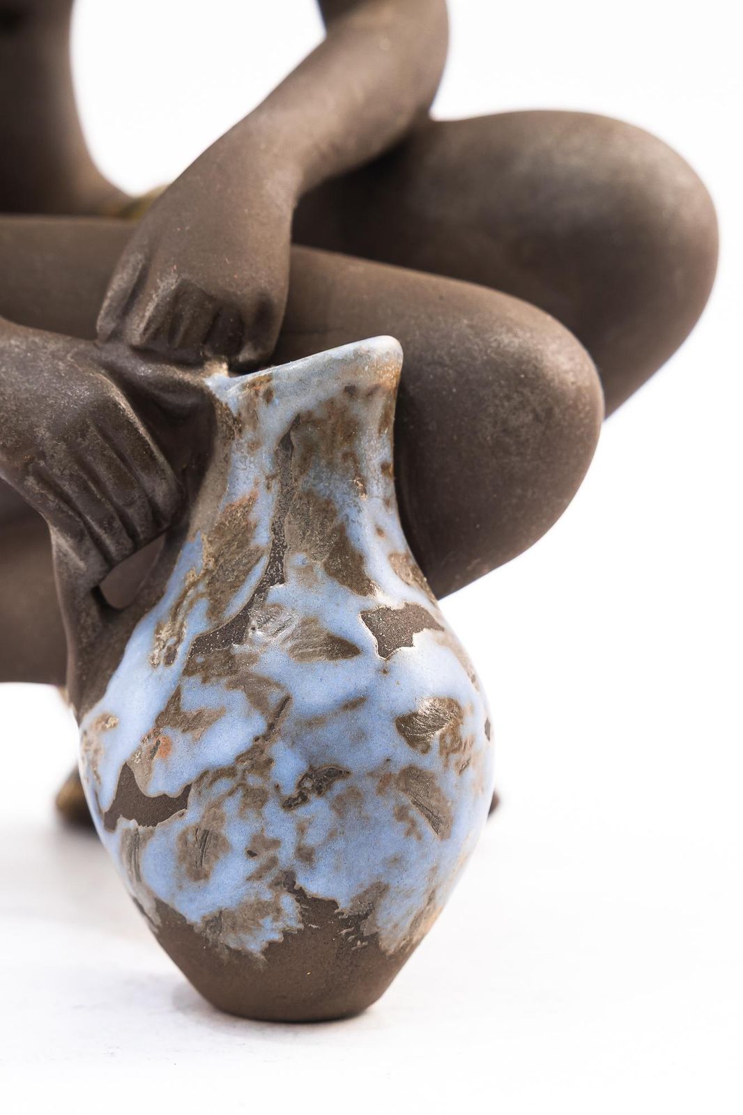 Art Ceramic Nude Women Sculpture Vienna Around 1970s photo