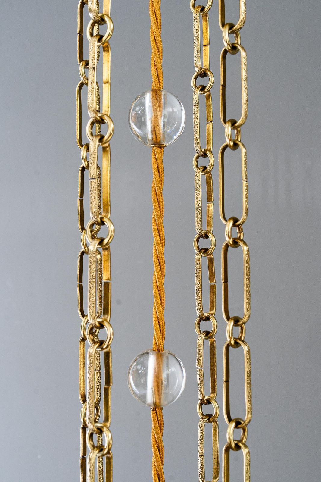 Art Deco Hanging Lamp With Glass Sticks Vienna Around 1920s photo buy