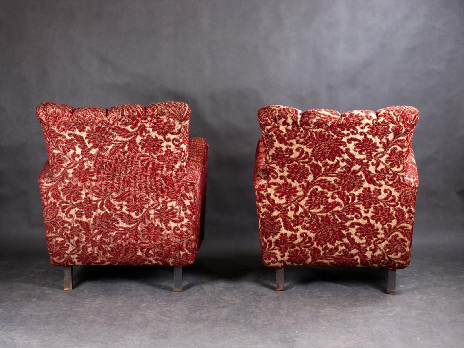 Pair Of Art Deco Armchairs, 1930s photo vintage