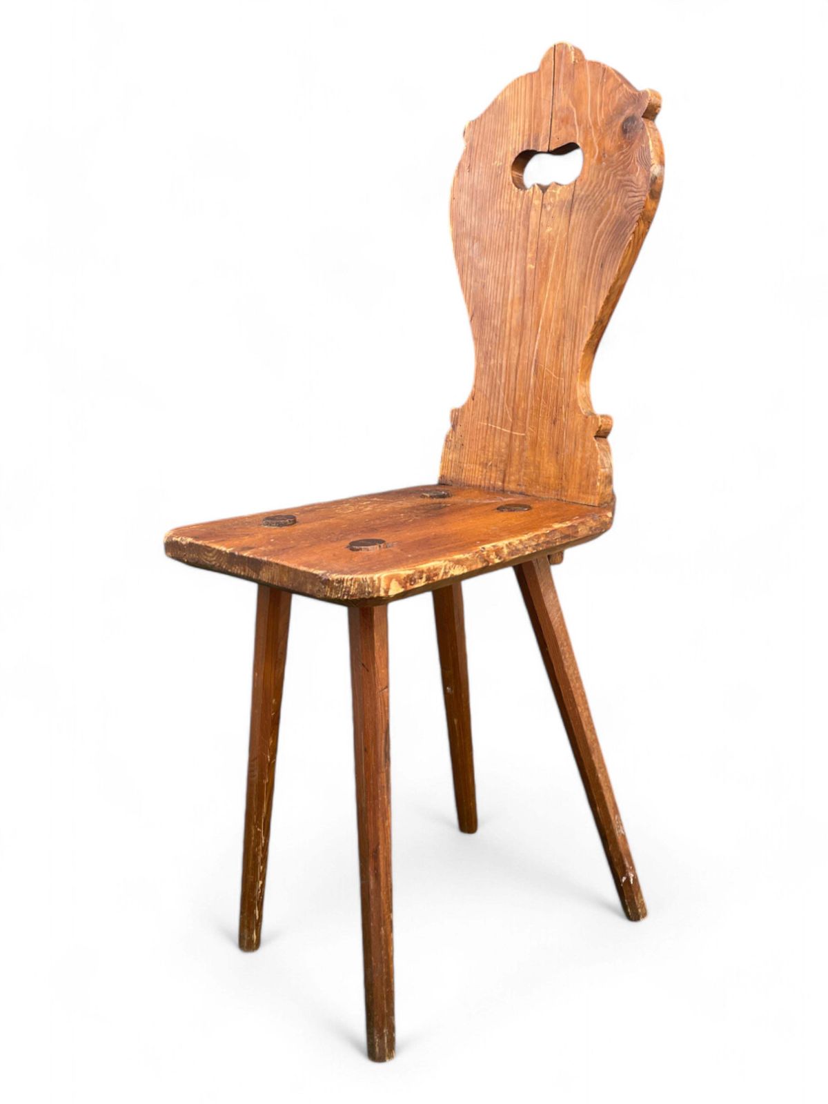 Alpine Chair In Fir Wood photo vintage