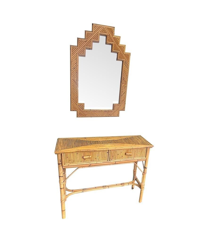 photo vinterior An Italian 1970s Bamboo Dressing Table By Vivai Del Sud