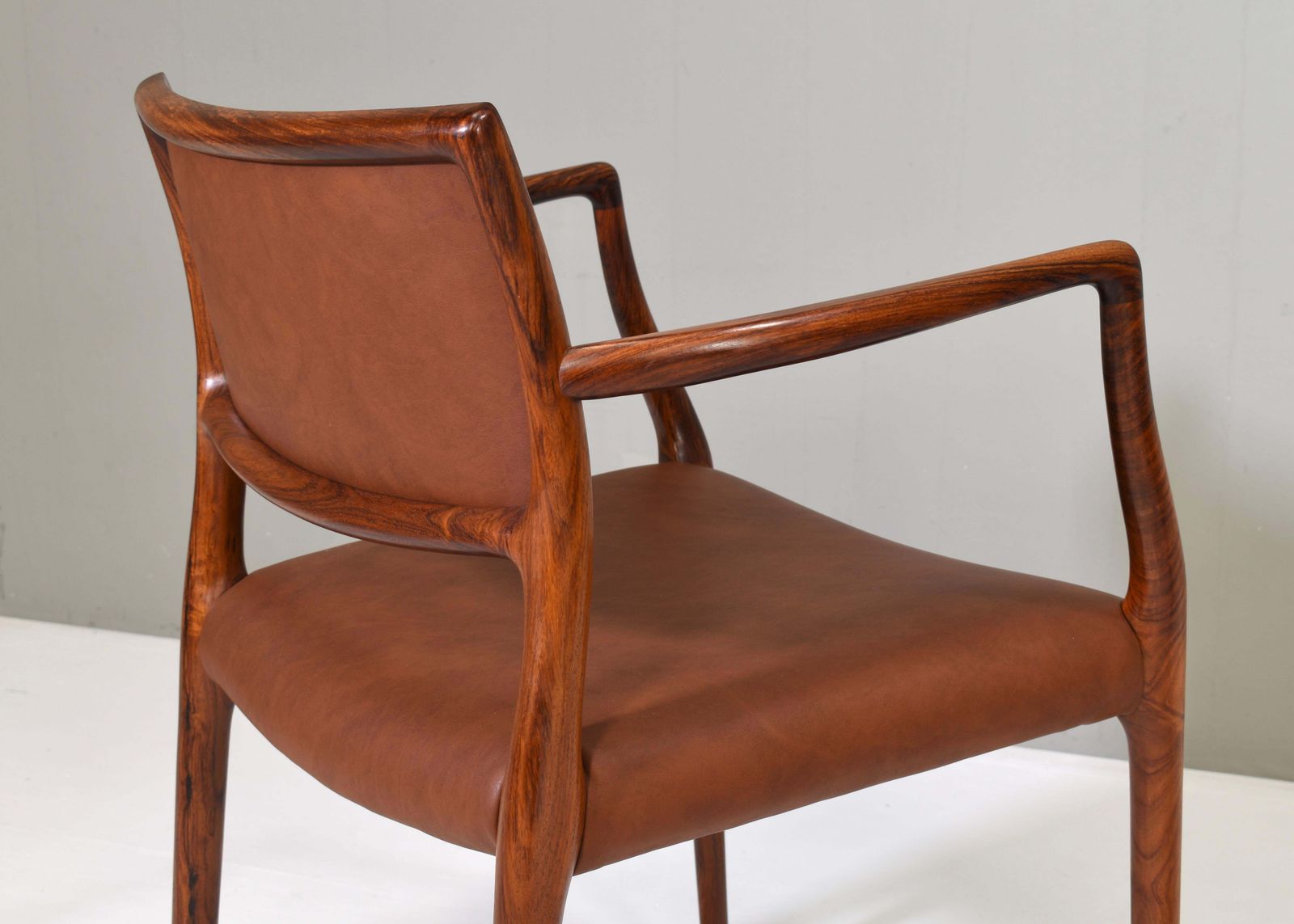 Pair Of Niels O. Møller Model 65 Dining Chairs   Denmark, 1968 photo vinterior