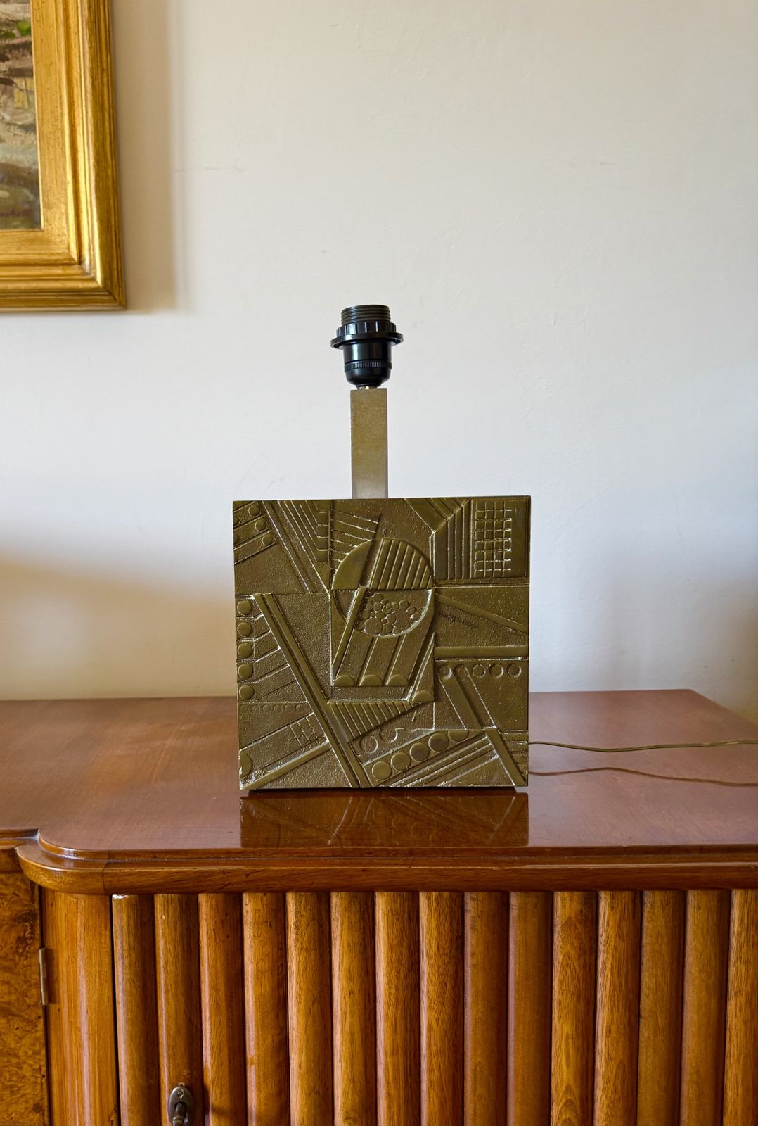 Luciano Frigerio, Hollywood Regency Table Lamp Base, Italy 1970 photo for sale