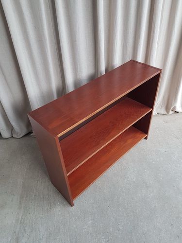 258.75 Vtg Mid Century Danish Freestanding Bookcase Scandi Design Retro R780 photo