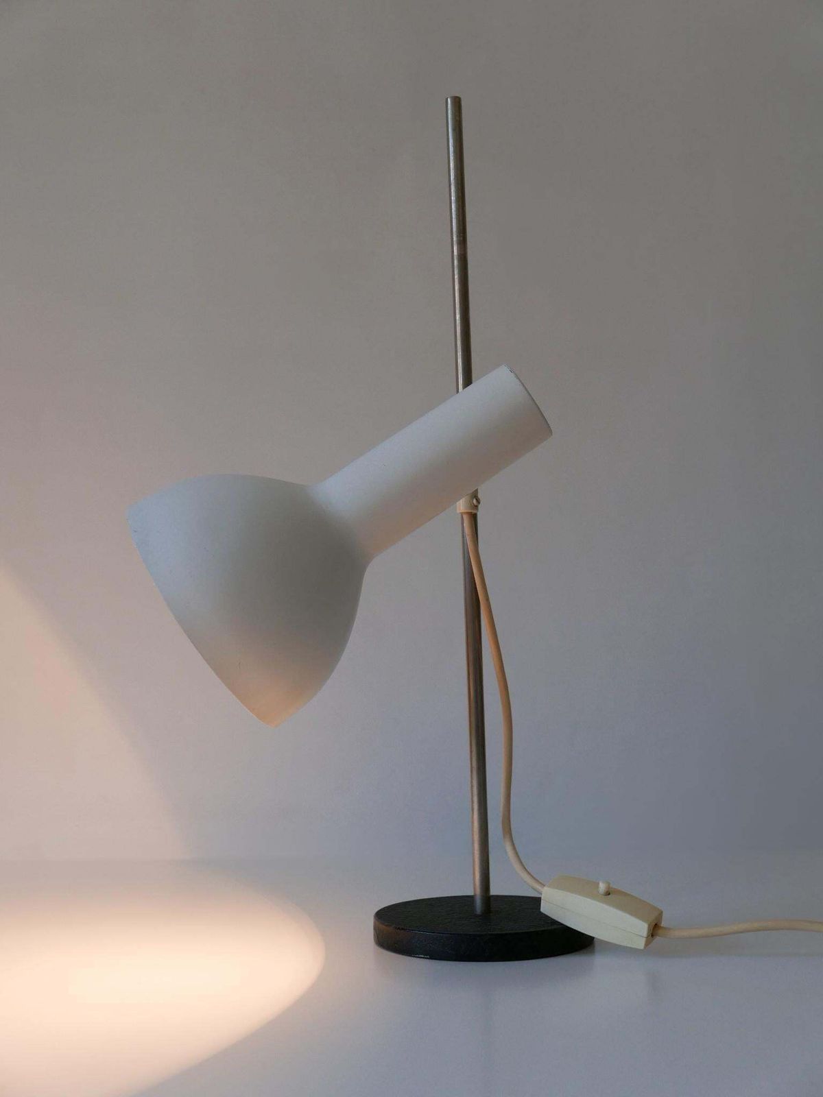 Adjustable Minimalistic Mid Century Modern Desk Light By Gebrüder Cosack 1960s photo 1288.0