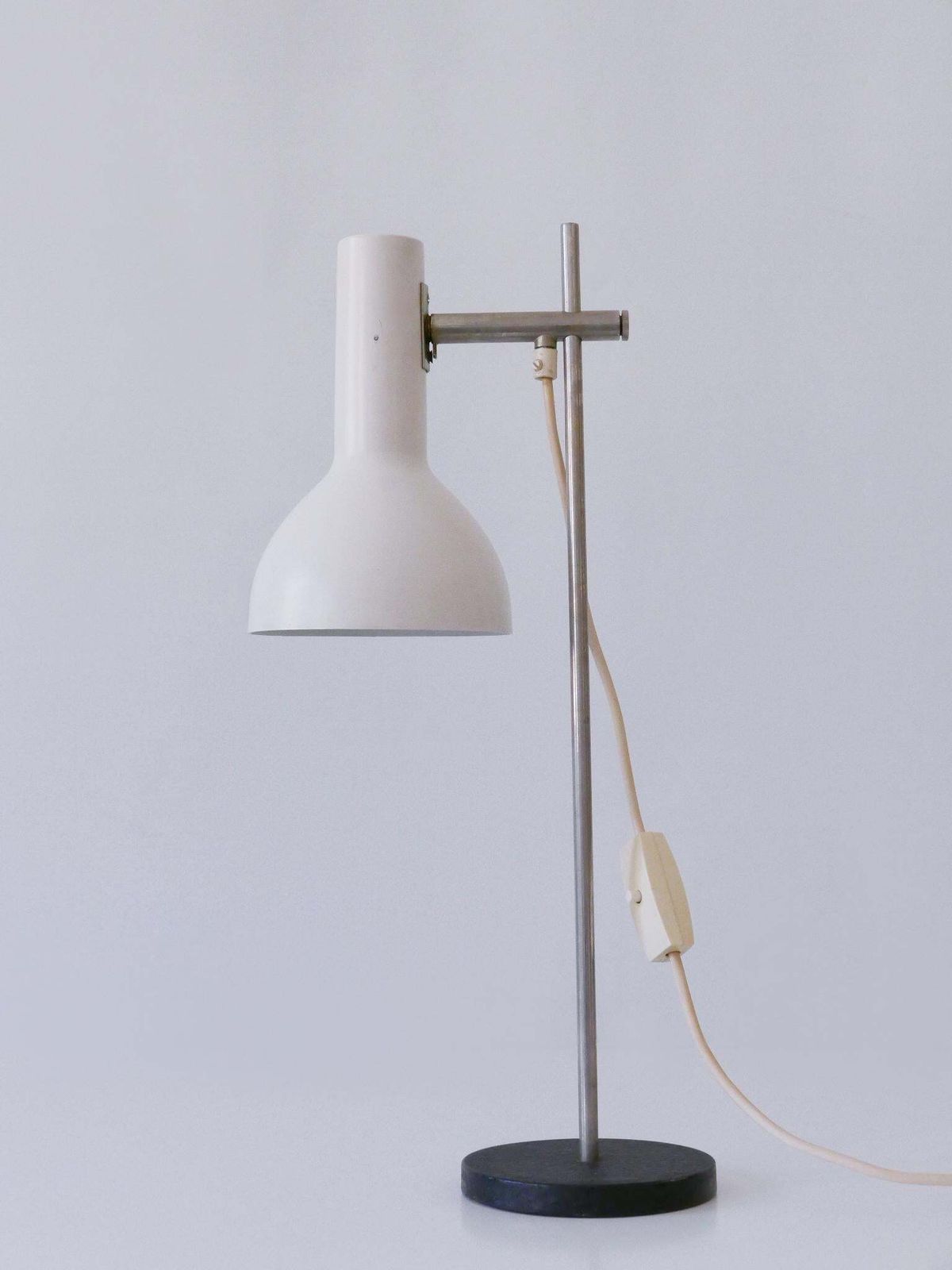 photo vinterior Adjustable Minimalistic Mid Century Modern Desk Light By Gebrüder Cosack 1960s