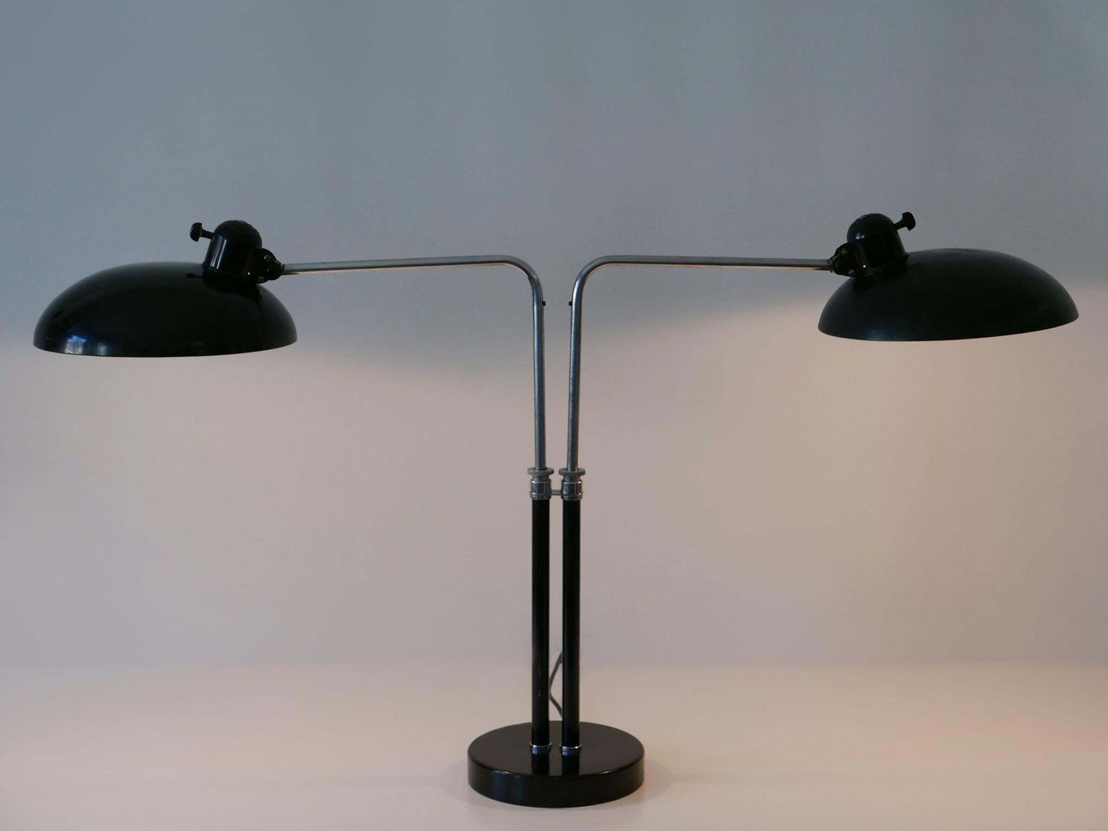 Rare Christian Dell Two Armed Bauhaus Desk Light 6660 For Kaiser Idell 1930s photo furniture