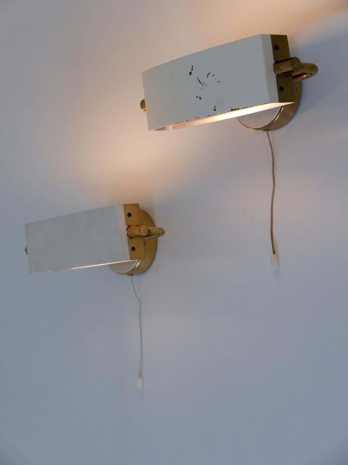 photo furniture Set Of Two Mid Century Wall Lights Or Sconces By Paul Neuhaus Germany 1950s