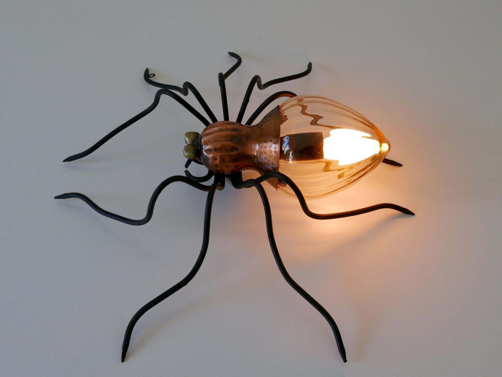 Amazing Mid Century Modern Spider Wall Lamp Or Sconce By Rossini Italy 1960s photo vintage