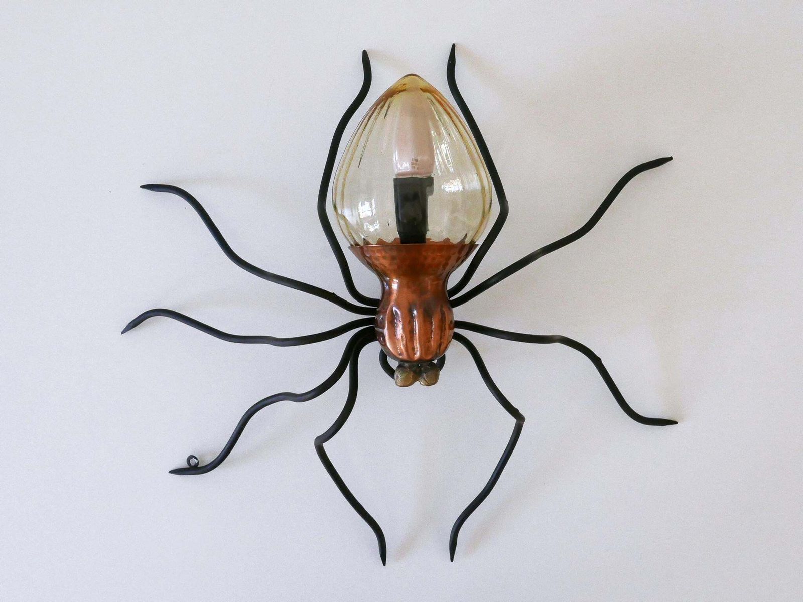photo for sale Amazing Mid Century Modern Spider Wall Lamp Or Sconce By Rossini Italy 1960s