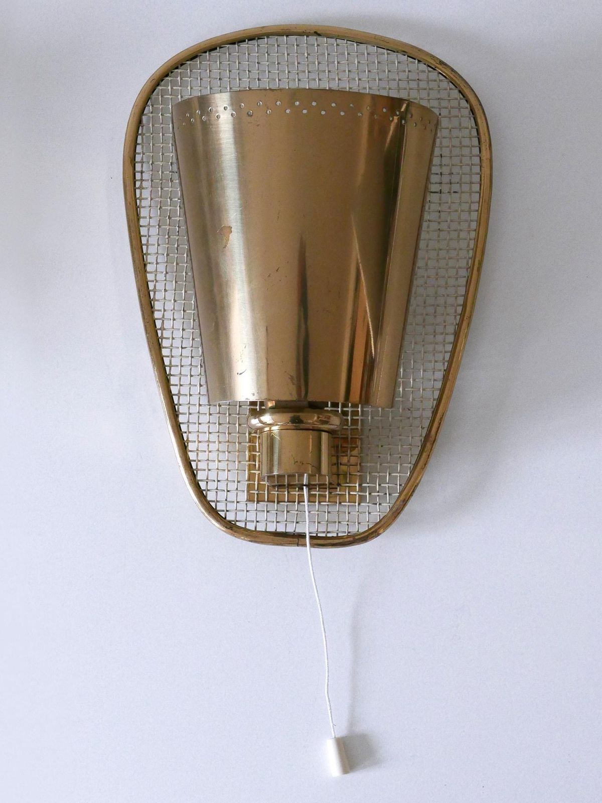 Set Of Two Rare & Highly Decorative Mid Century Modern Sconces Germany 1950s photo buy