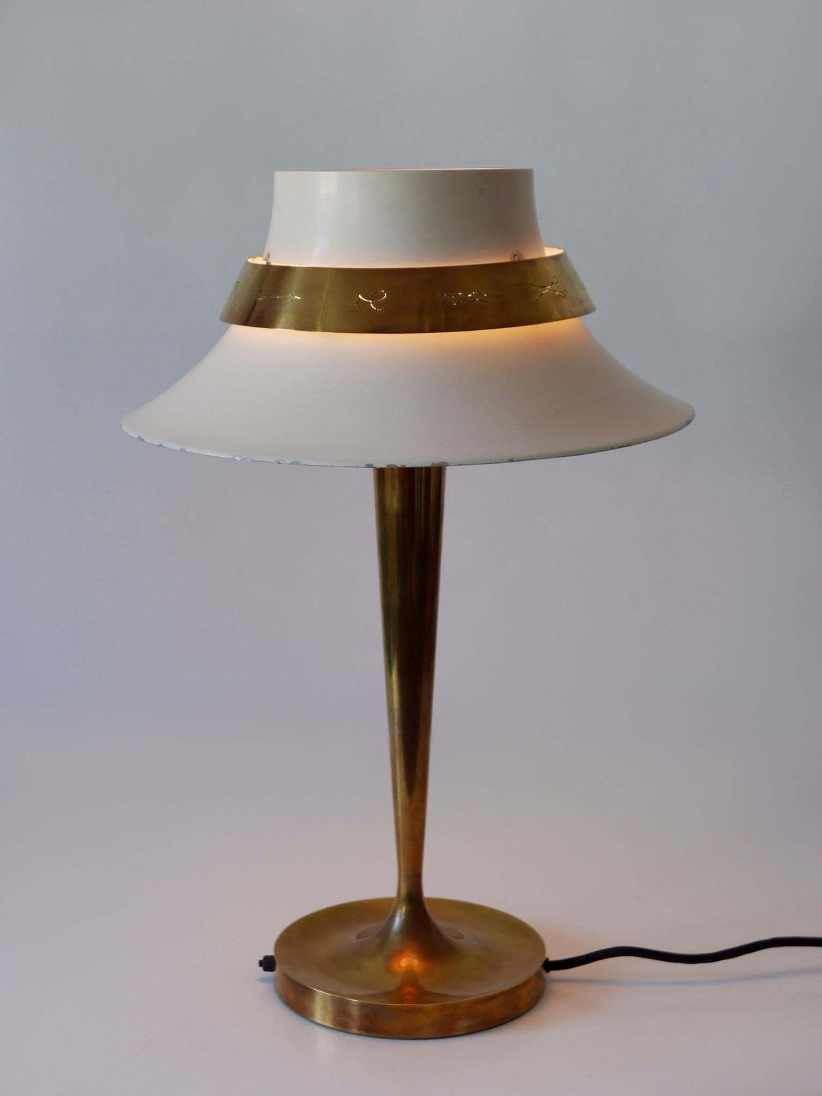 Exceptional Art Deco Zodiac Desk Light Or Table Lamp By Jean Perzel France 1940s photo 5583.0