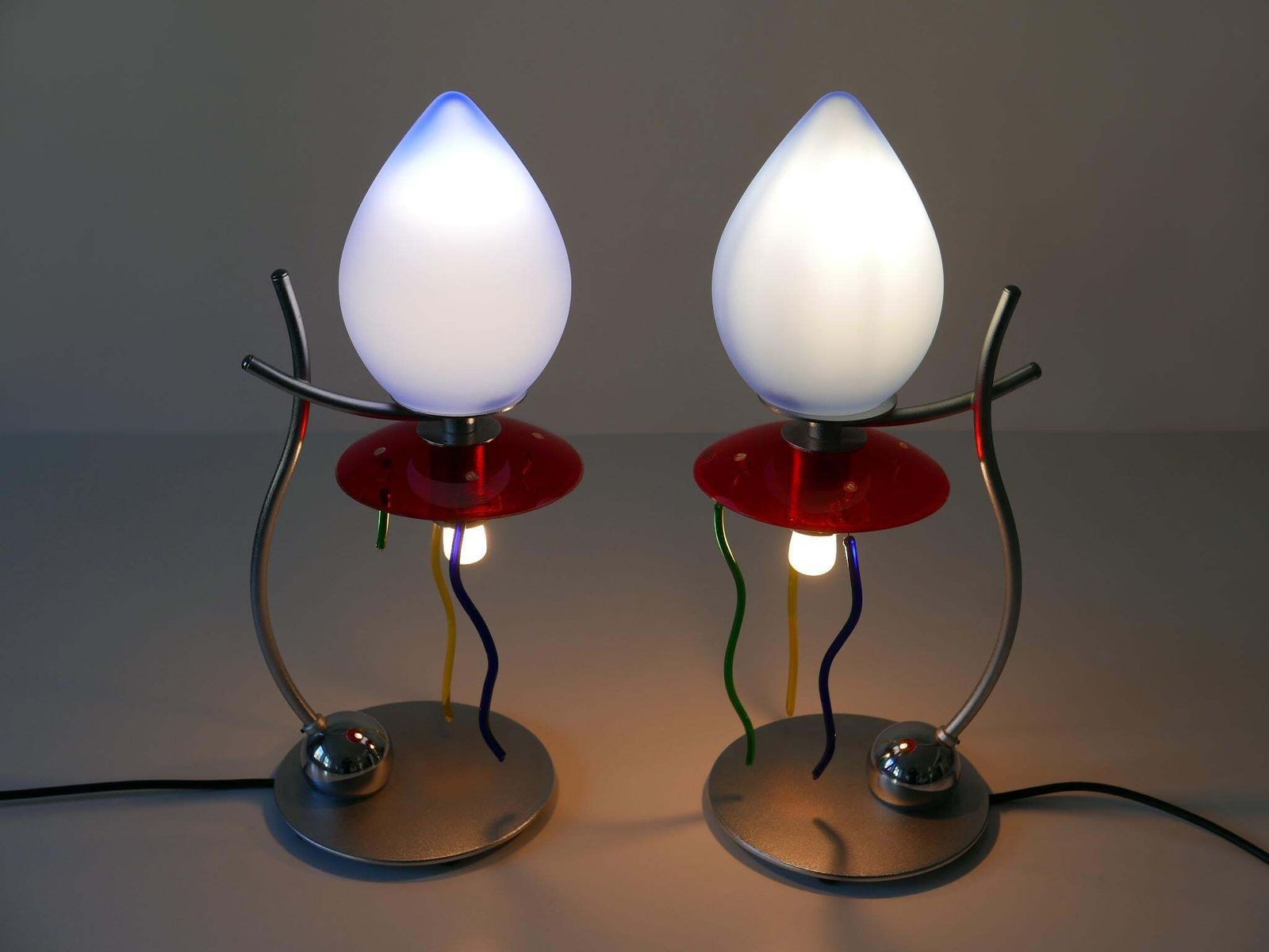 photo furniture Set Of Two Table Lamps Giocasta Notte By Andrea Anastasio For Artemide 1990s