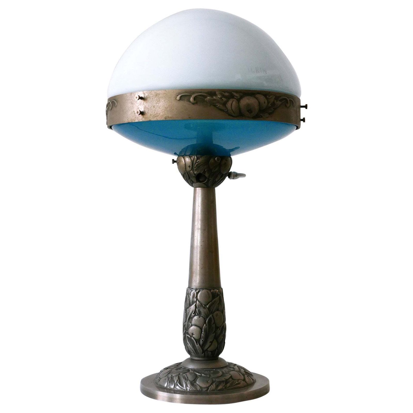 Monumental French Art Deco Table Lamp 'Ilrin' By L. Bosi & Cie. Paris 1930s