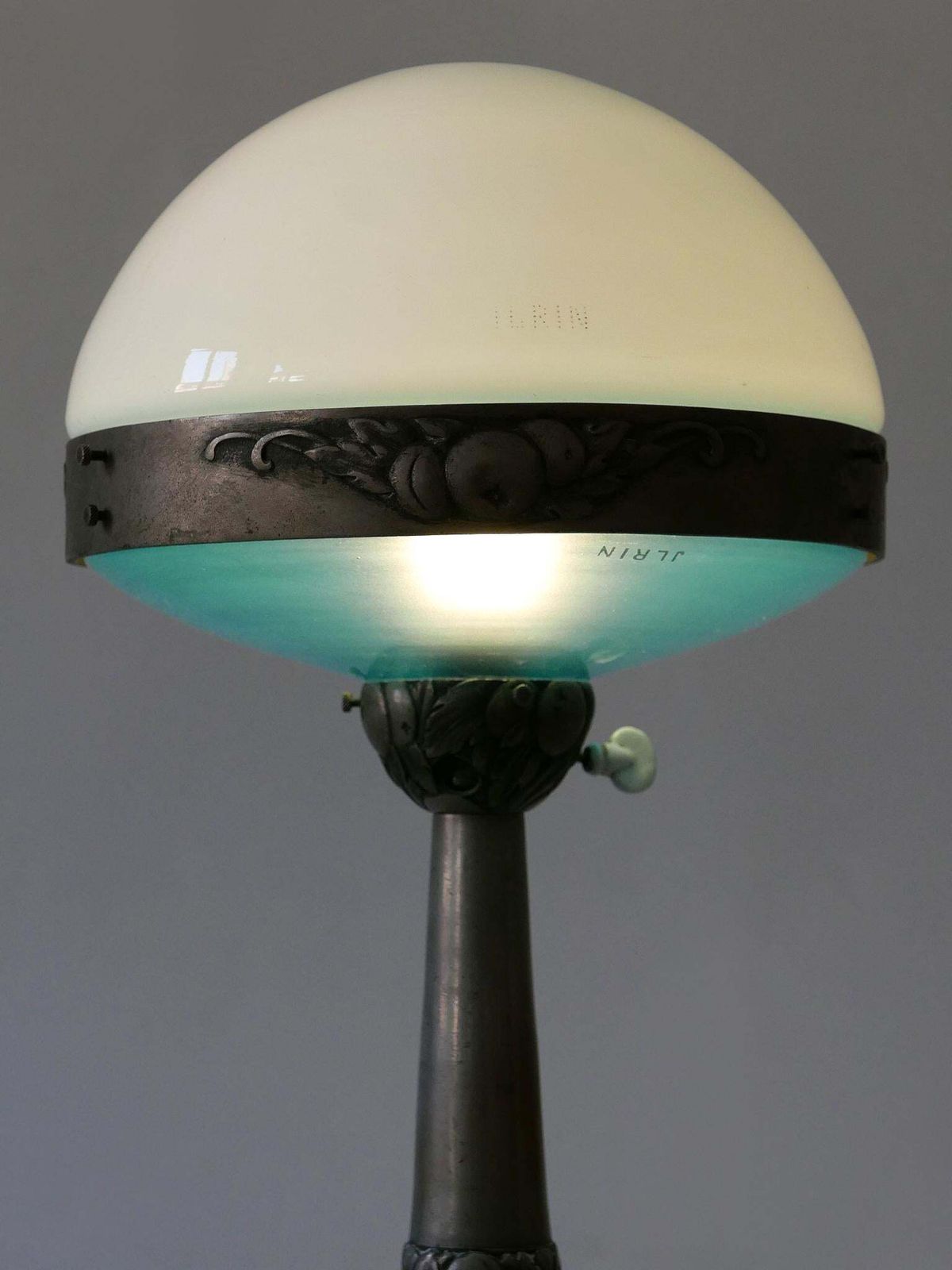 photo furniture Monumental French Art Deco Table Lamp 'Ilrin' By L. Bosi & Cie. Paris 1930s